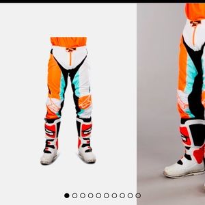 AXO Trans-Am Pants Orange-Blue
